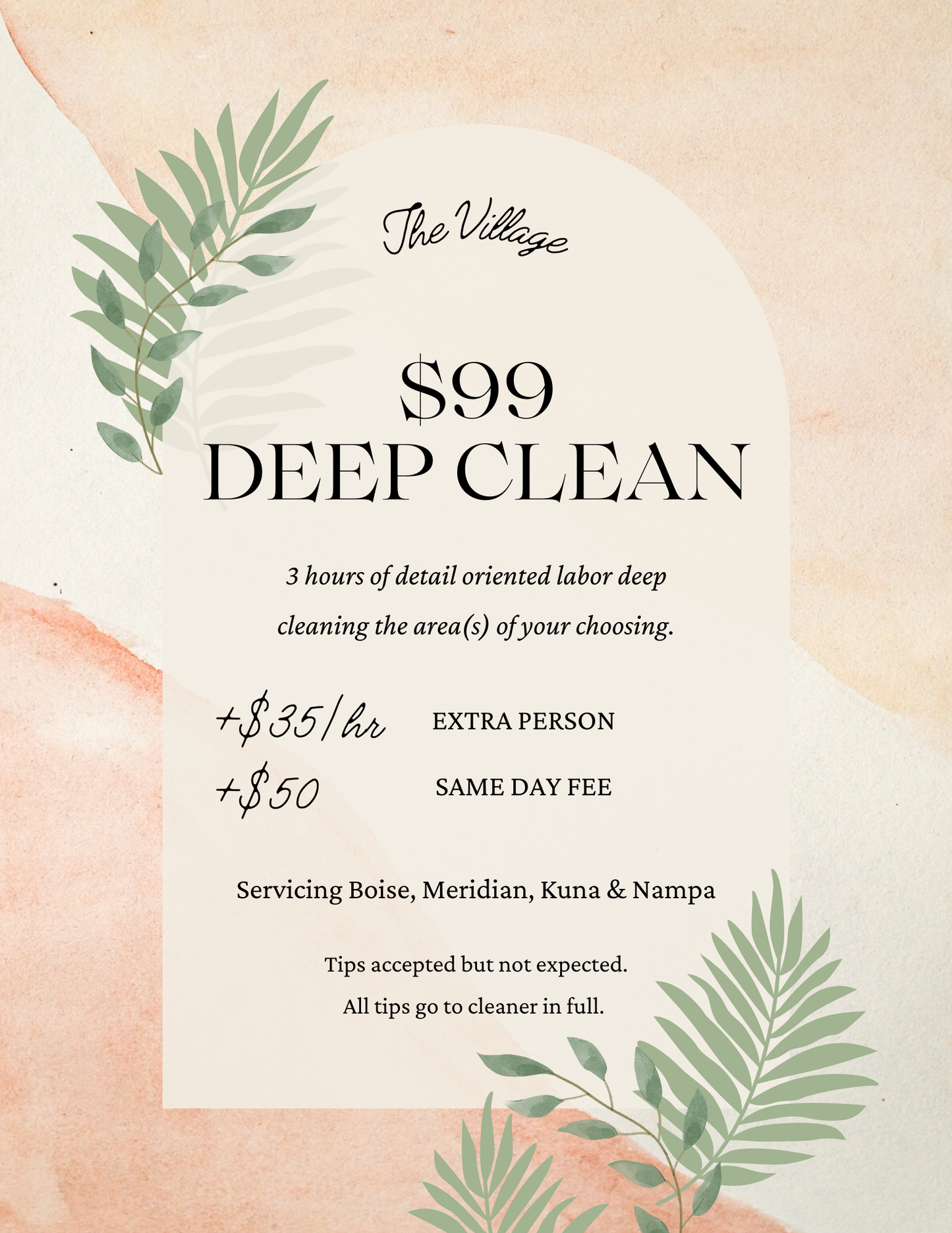 DEEP CLEAN SPECIAL